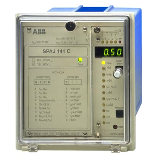 SPAJ141C-AA New ABB Overcurrent and Earth-Fault Relay SPAJ 141C